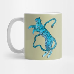 Big blue tiger cat Mug